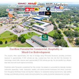 Pensacola, FL Commercial Land - 6911 Pensacola Blvd