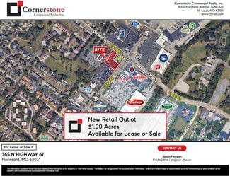 Florissant, MO Commercial Land - 365 N Highway 67 St Florissant, MO Commercial Land - 365 N Highway 67 St