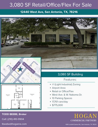 San Antonio, TX Storefront Retail/Office - 12440 West Ave San Antonio, TX Storefront Retail/Office - 12440 West Ave