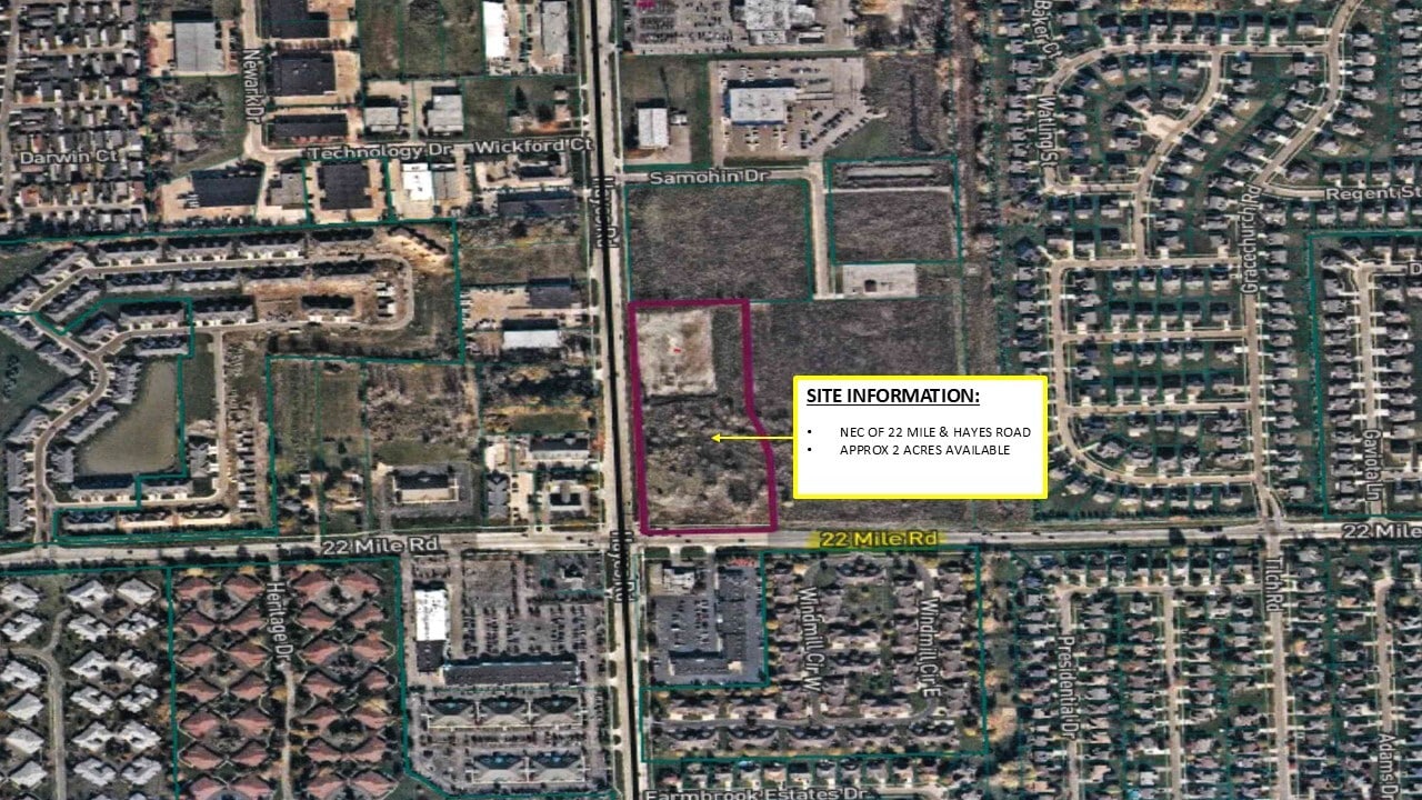 Hayes & 22 Mile Rd, Macomb Township, MI for Sale