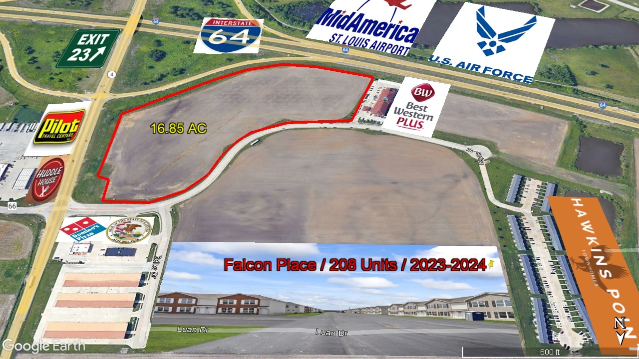 Route 4 & I-64, Mascoutah, IL for Sale