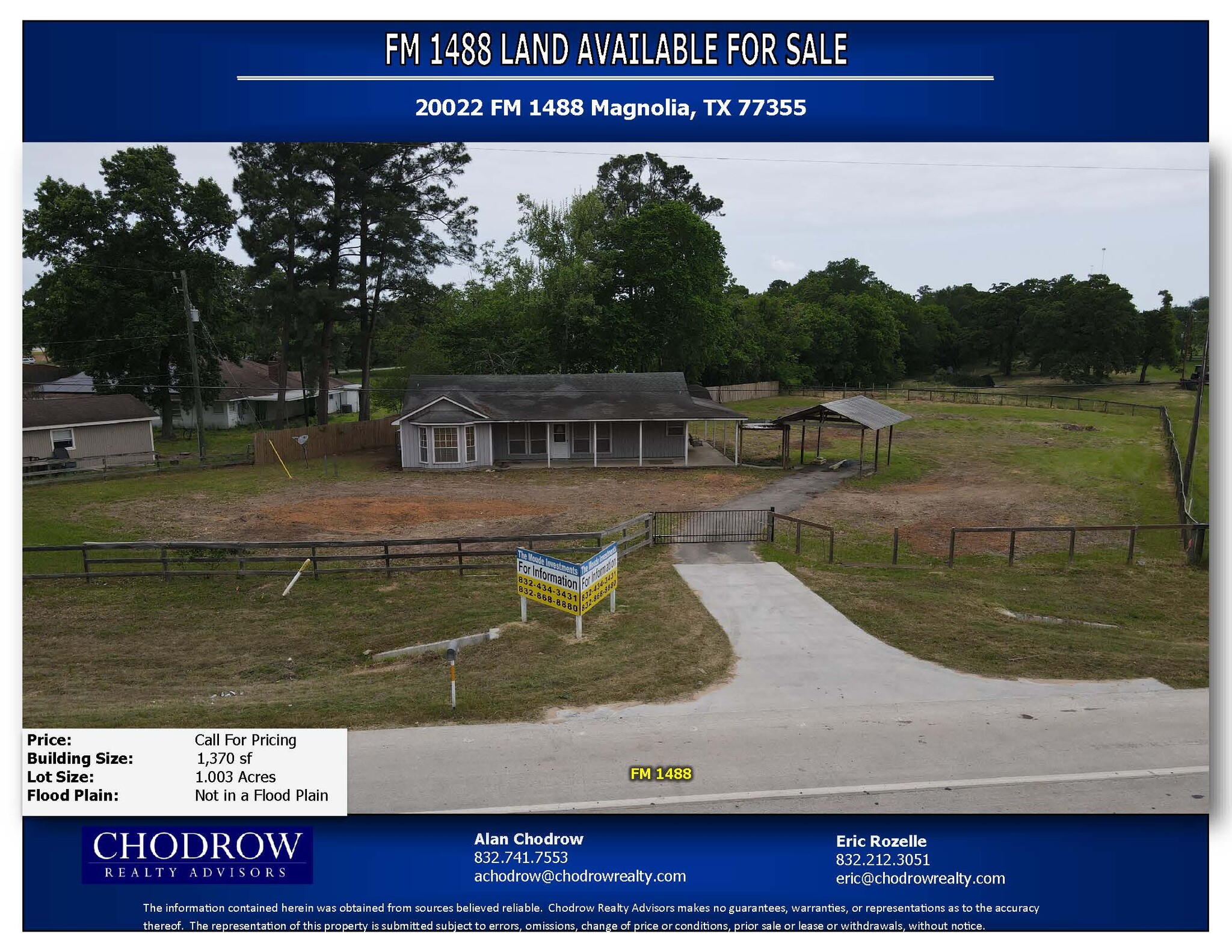 20022 FM 1488 Rd, Magnolia, TX for Sale