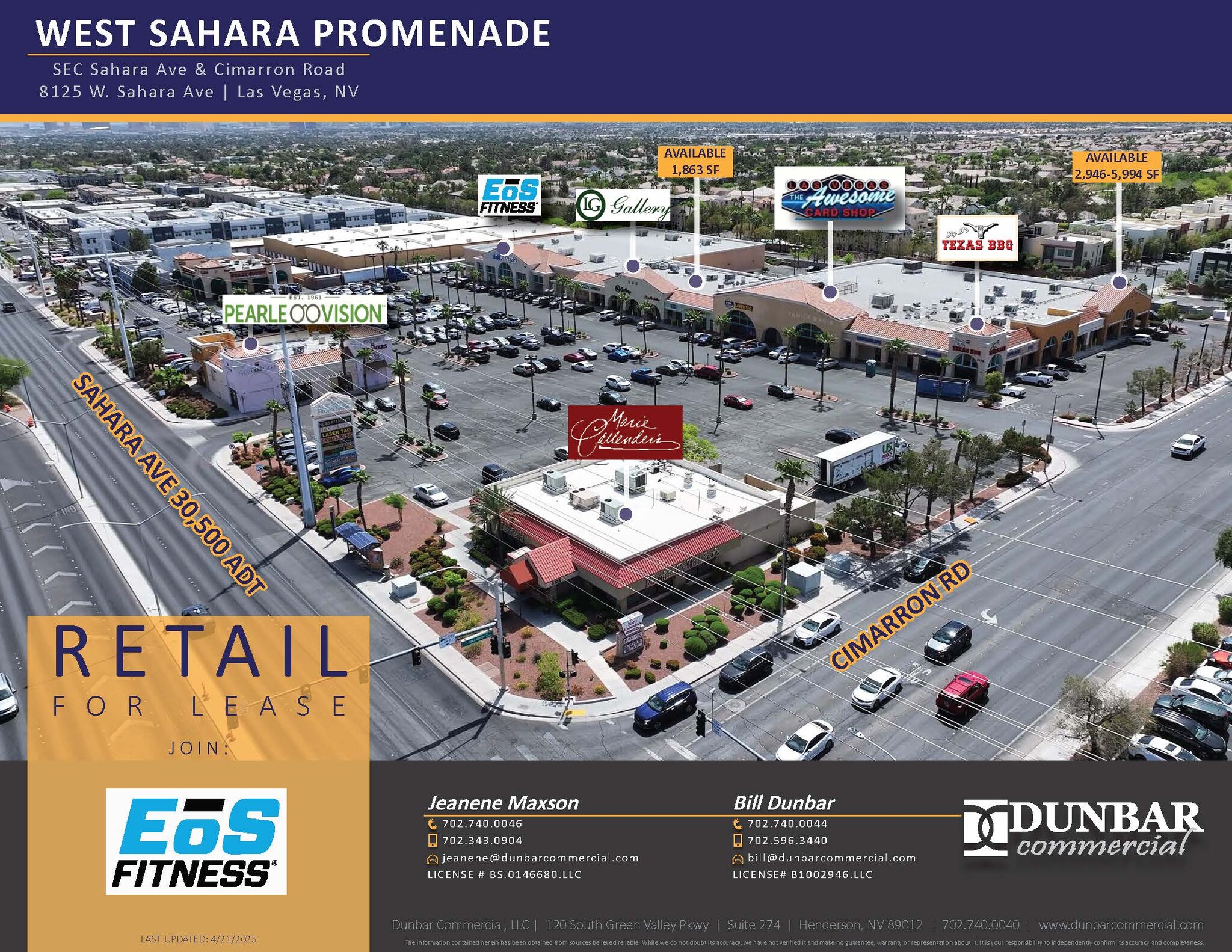 8125-8175 W Sahara Ave, Las Vegas, NV for Rent