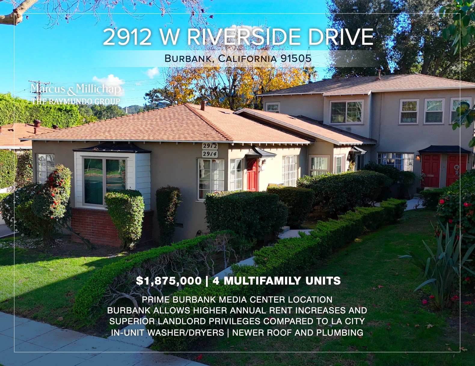 2912 W Riverside Dr, Burbank, CA for Sale