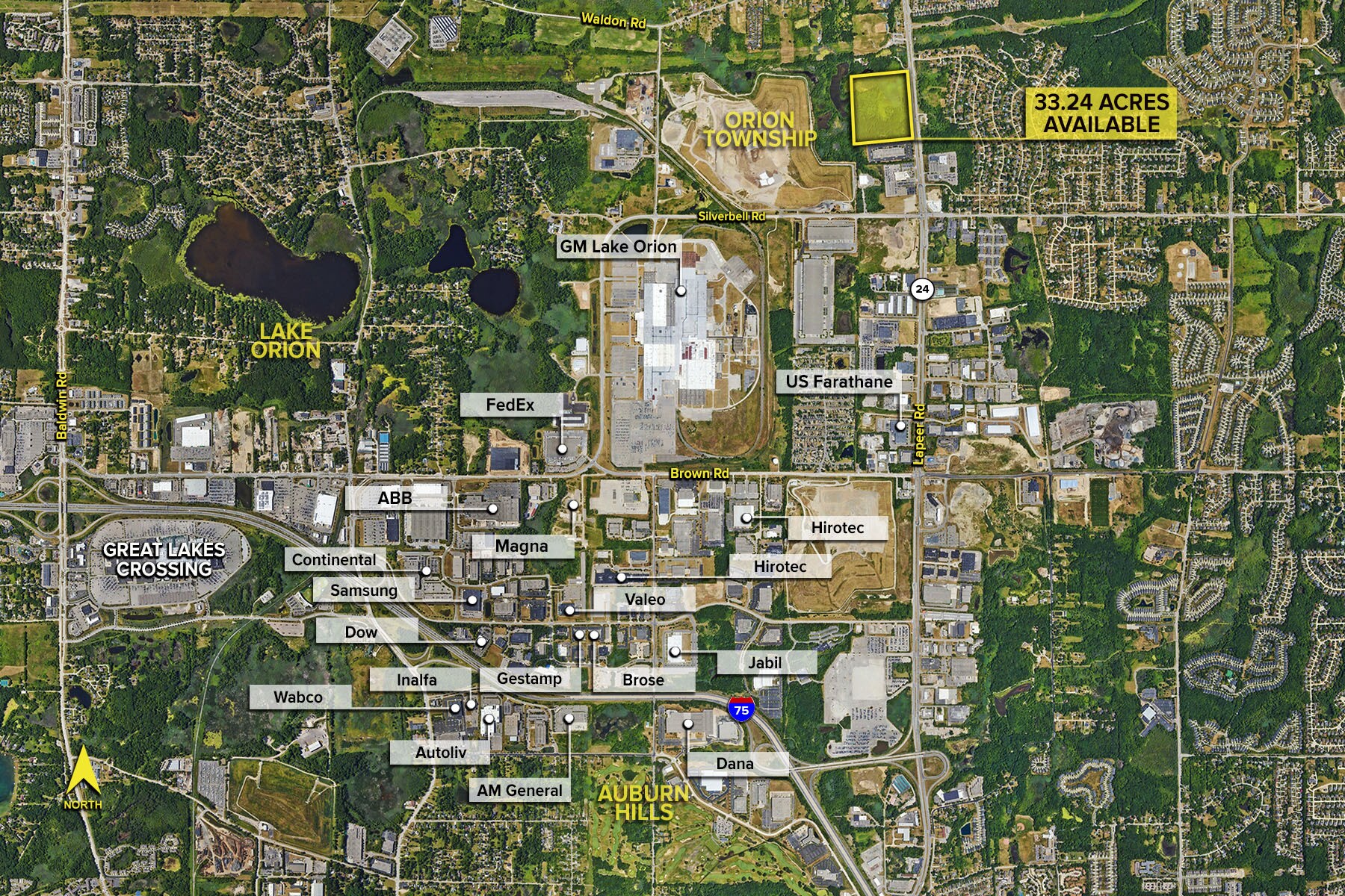 S Lapeer Rd, Orion Township, MI for Sale