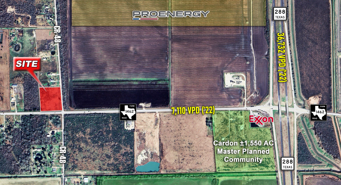 NWC of FM 1462 & CR-48, Rosharon, TX for Sale