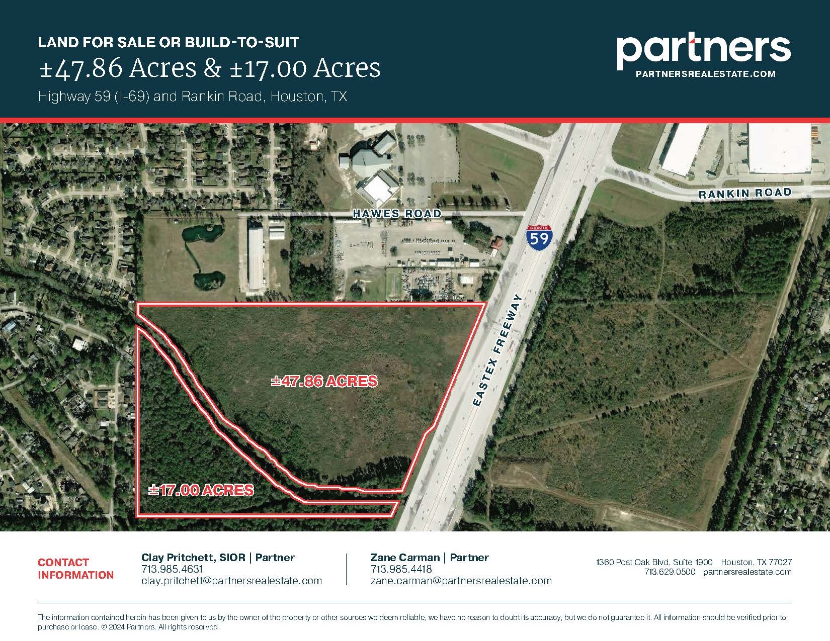 0 Highway 59 & Rankin Rd, Humble, TX for Sale