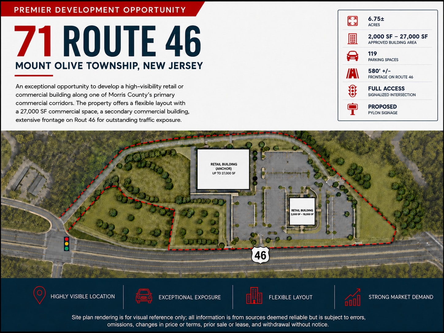 71 Route 46, Mount Olive, NJ for Sale