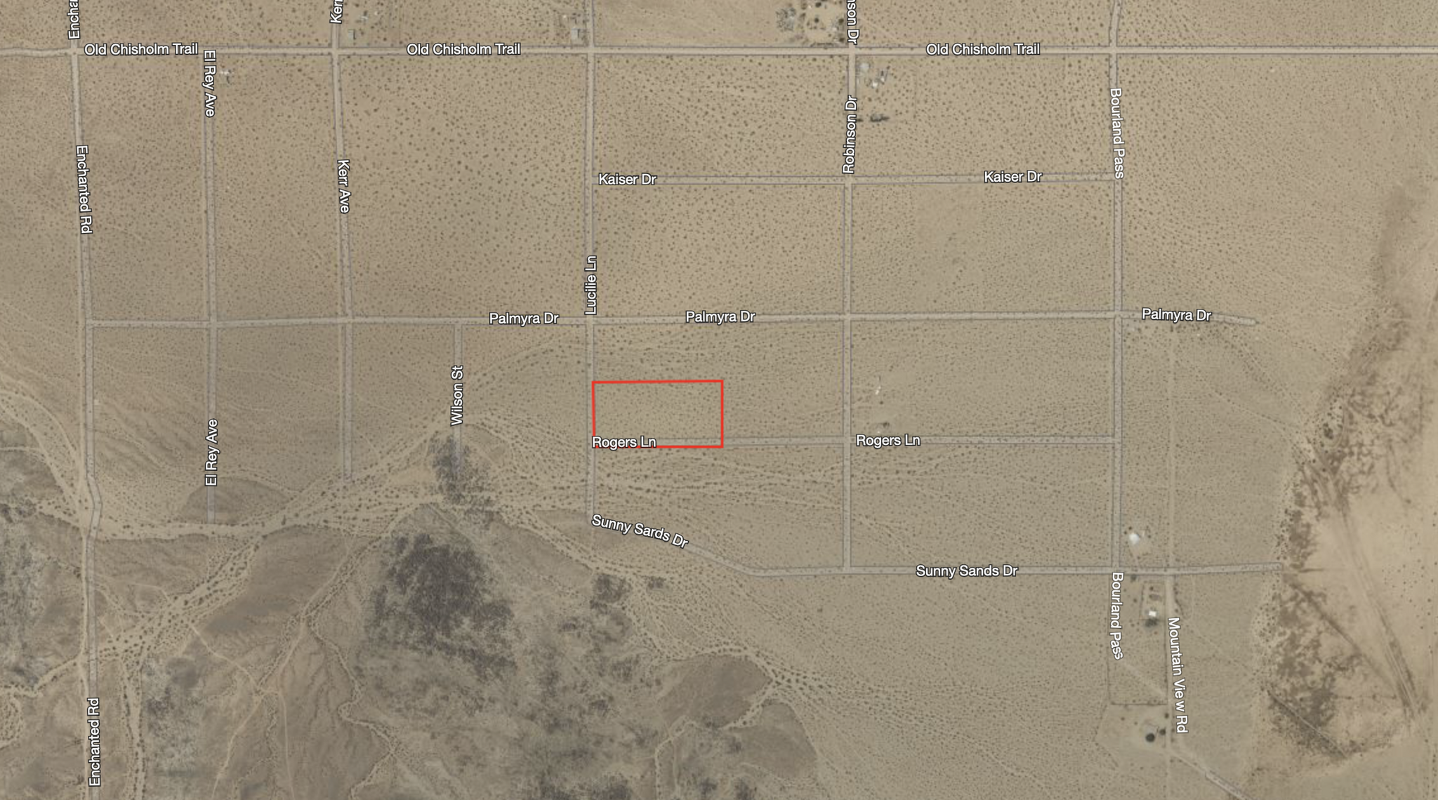 Lucille Lane @ Rogers Lane, Twentynine Palms, CA for Sale