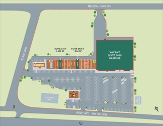 Dickinson, TX Retail - 3400-3410 Gulf Freeway