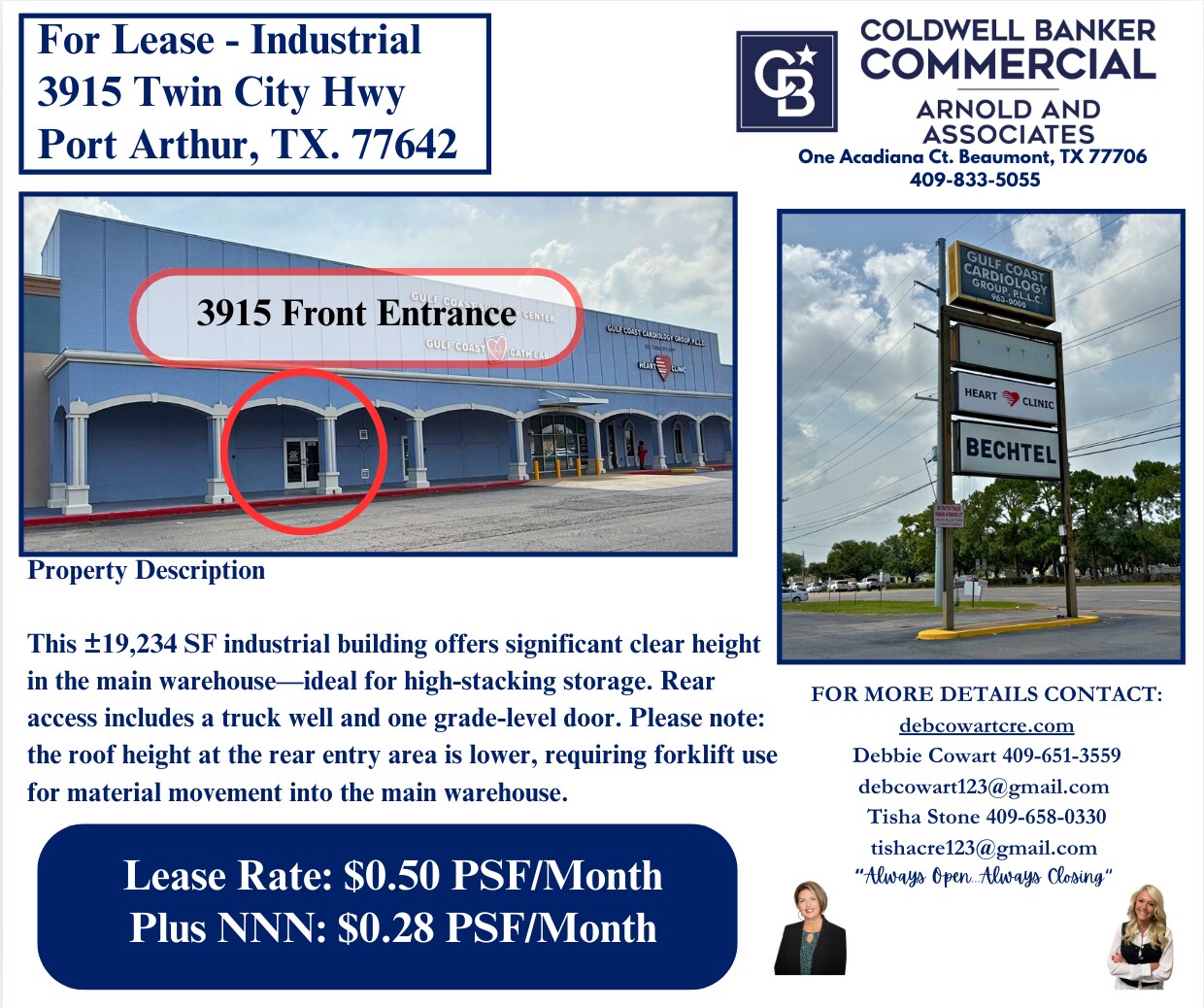 3719-3931 N Twin City Hwy, Port Arthur, TX for Rent