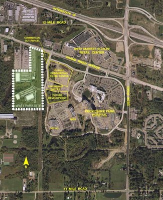 Novi, MI Industrial Land - Grand River Ave