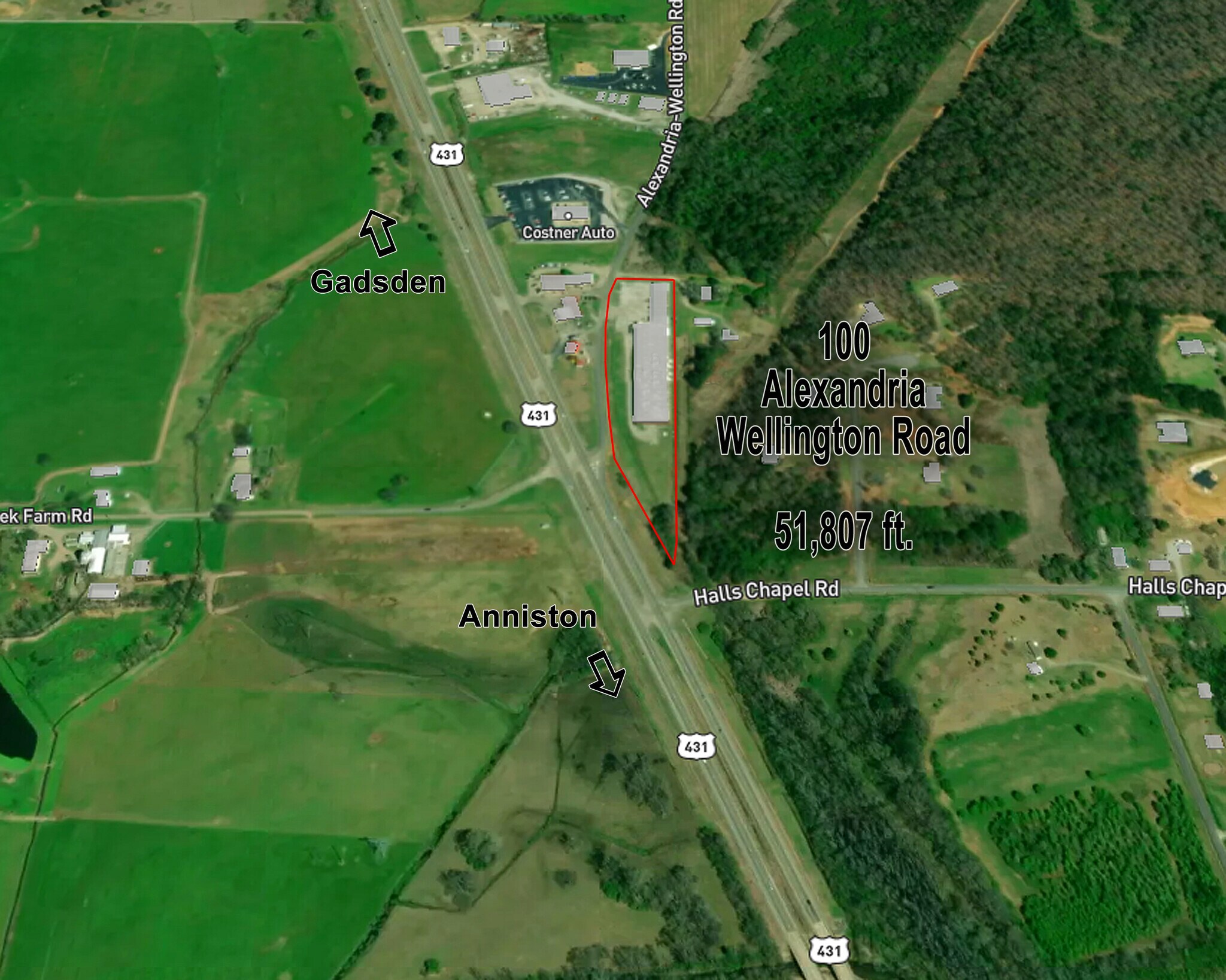 100 Alexandria Wellington Road Alexandria, AL 36250 Industrial