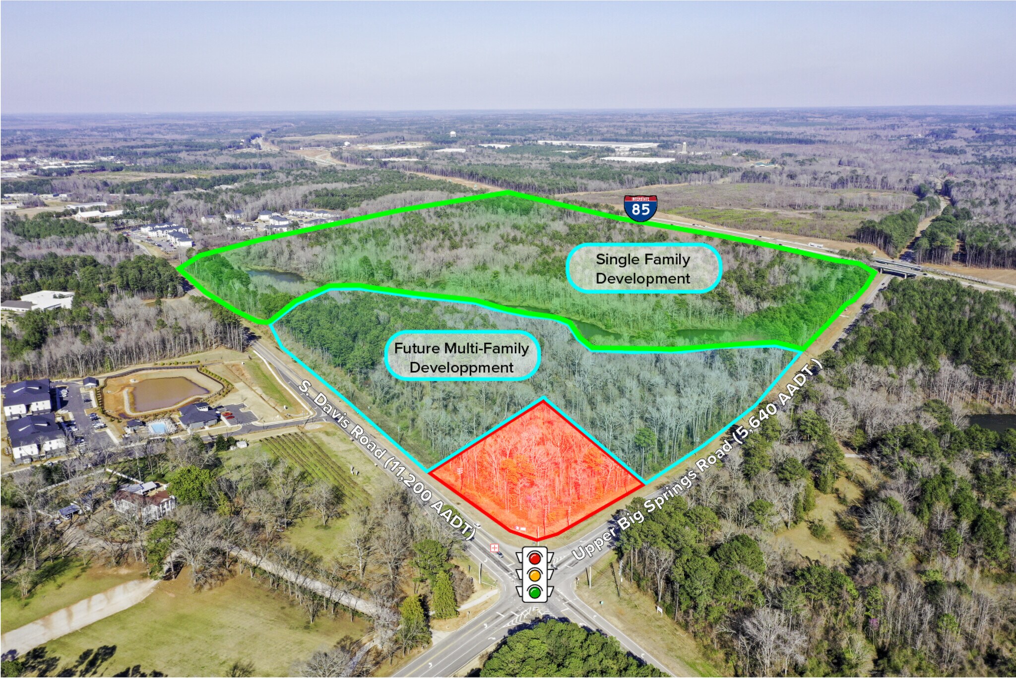 S Davis Rd And Upper Big Springs Rd, Lagrange, GA for Sale