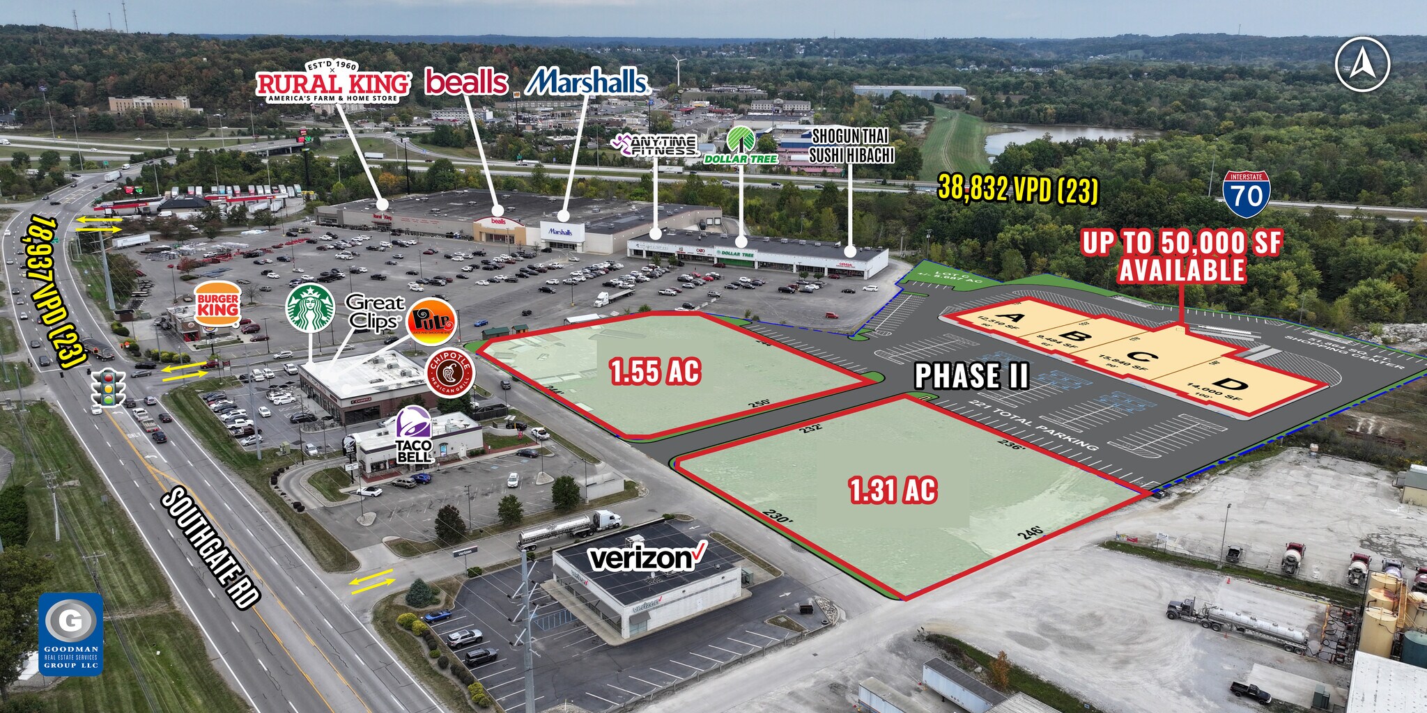 61600-61690 Southgate Rd, Cambridge, OH for Rent