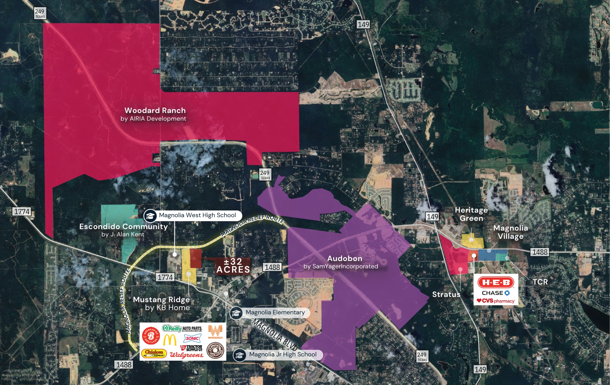Kelly Road, Magnolia, TX for Sale