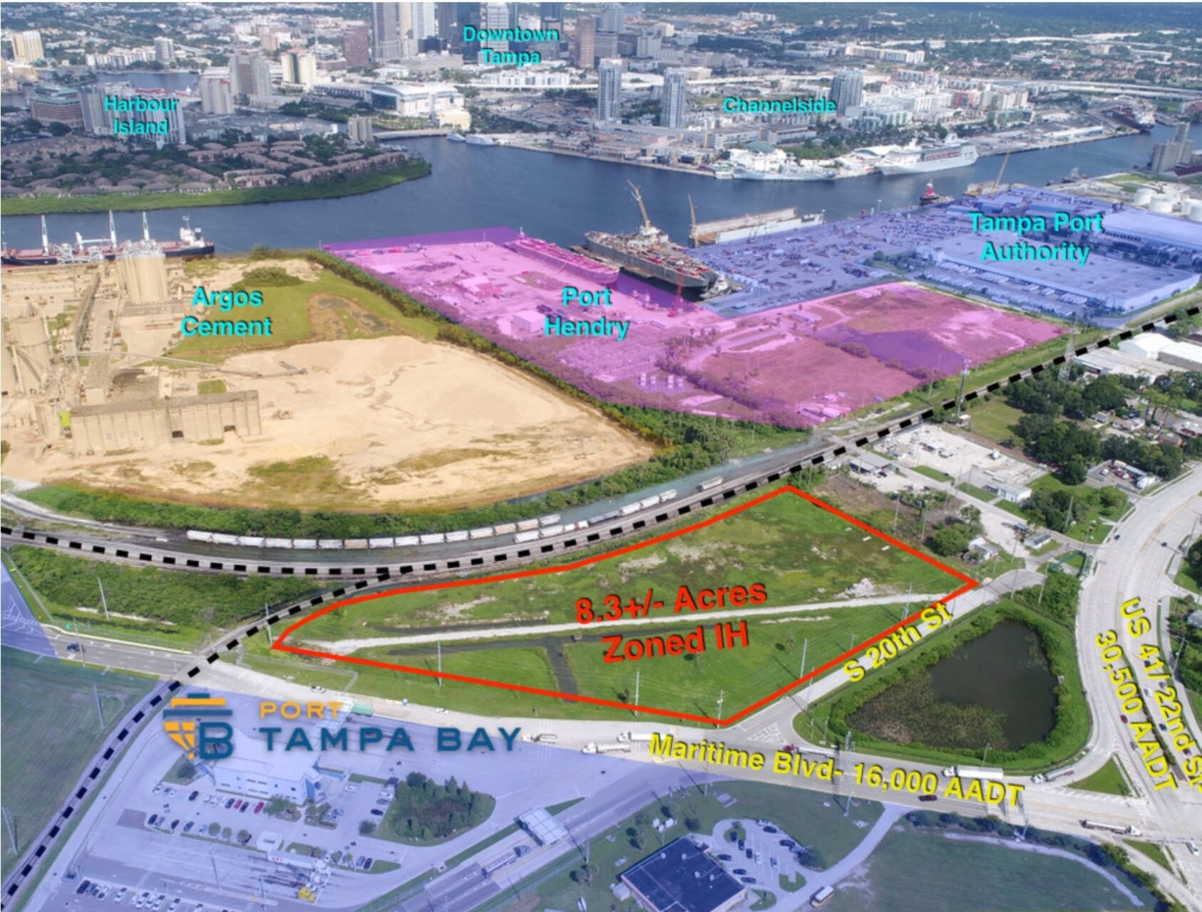 1801 Maritime Blvd Tampa, FL 33605 Land Property for Lease on