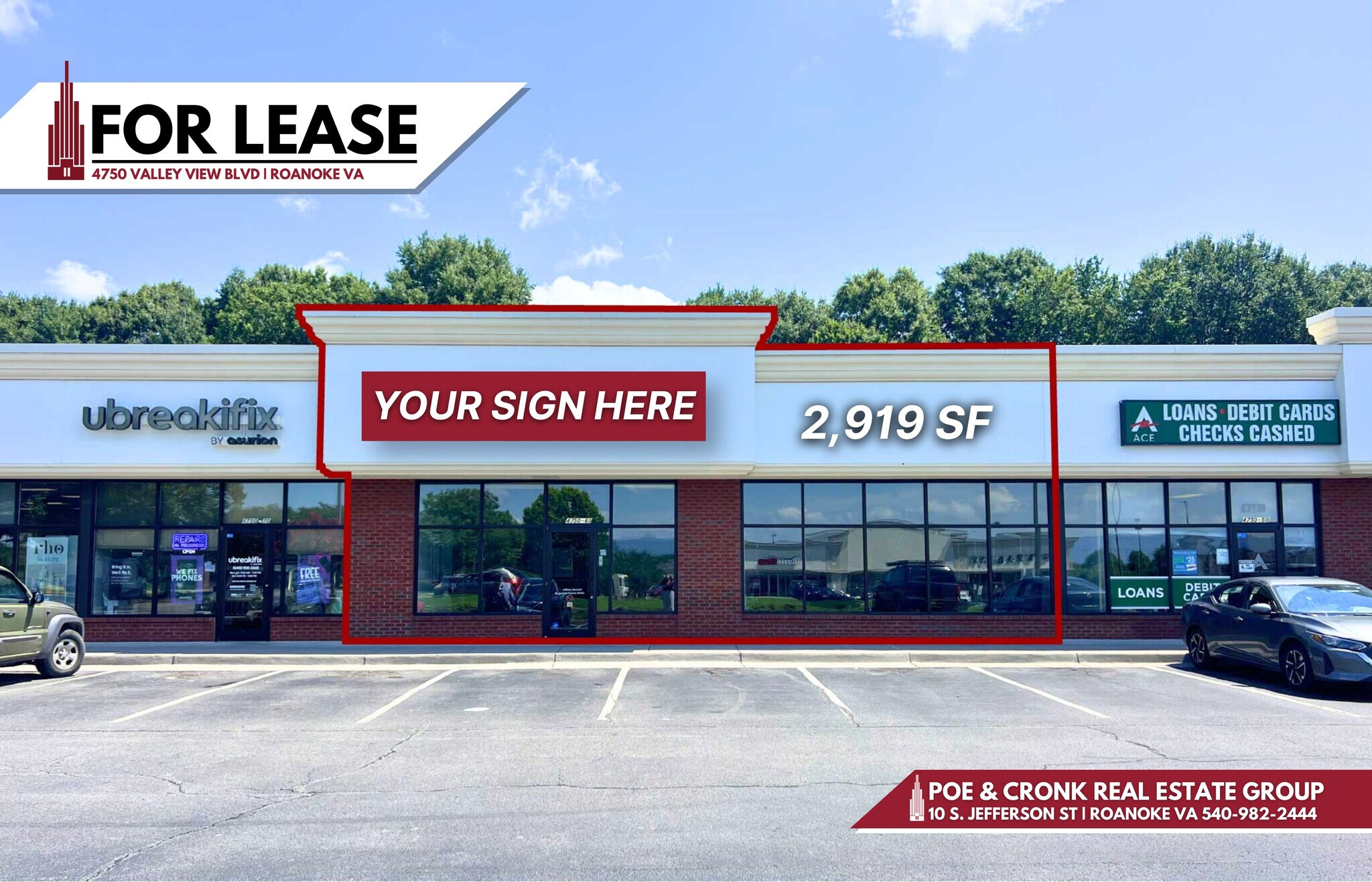 4750 Valley View Blvd NW, Roanoke, VA for Rent