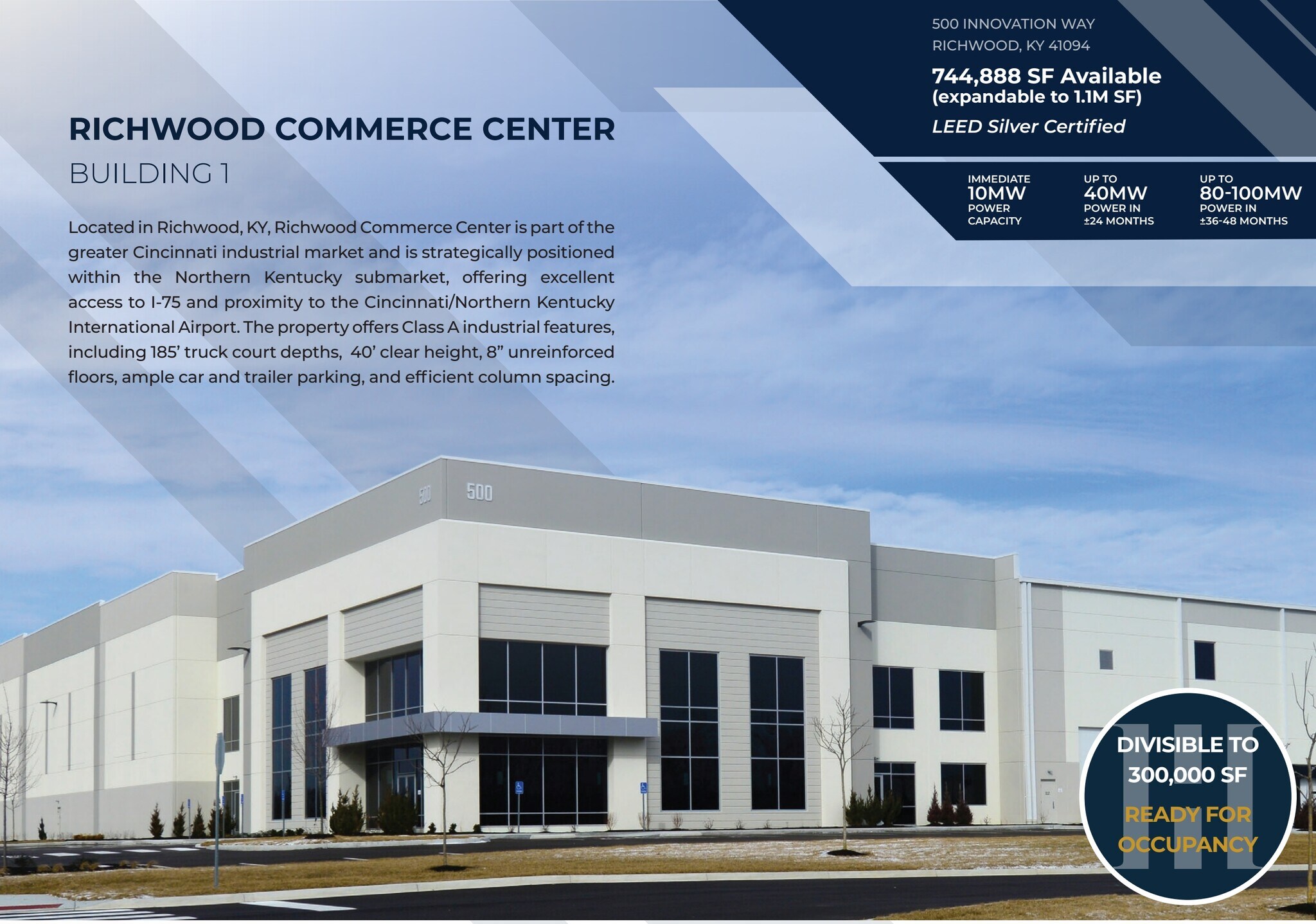 500 Innovation Way, Richwood, KY for Rent