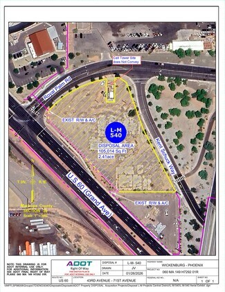 Glendale, AZ Commercial Land - 6810 Grand Ave