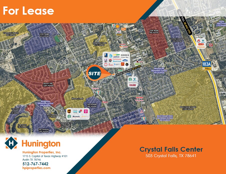 503 Crystal Falls Pky, Leander, TX for Rent