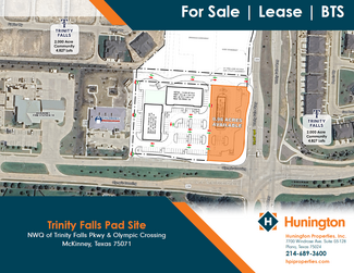 McKinney, TX Commercial Land - NWQ of Trinity Falls Pkwy & Olympic Crossing