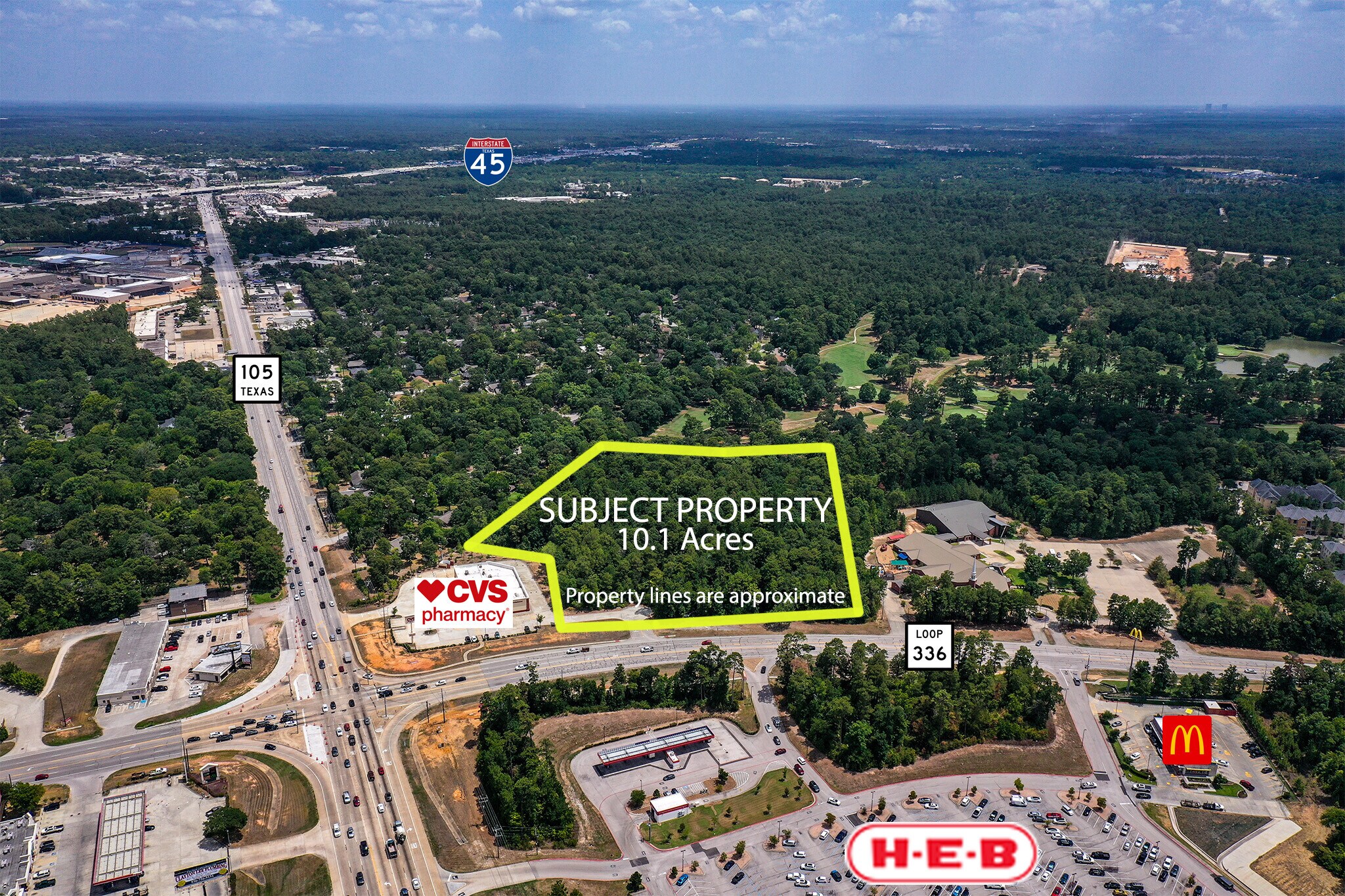 10 Ac SW Loop 336 Conroe, TX 77304 Land Property for Sale on