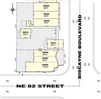 Miami, FL Retail - 8200-8224 Biscayne Blvd