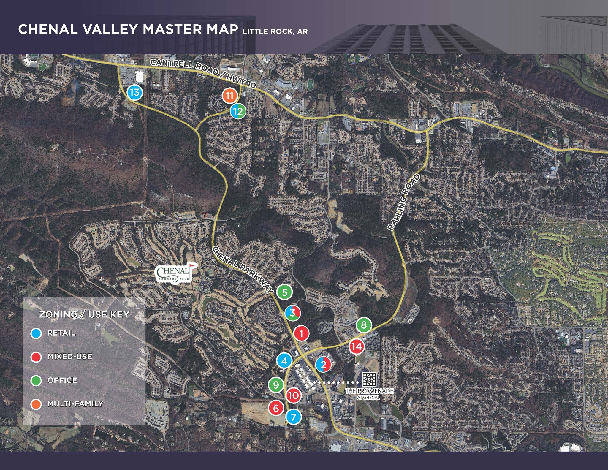 Chenal Valley Dr @ LaMarche Dr, Little Rock, AR for Sale