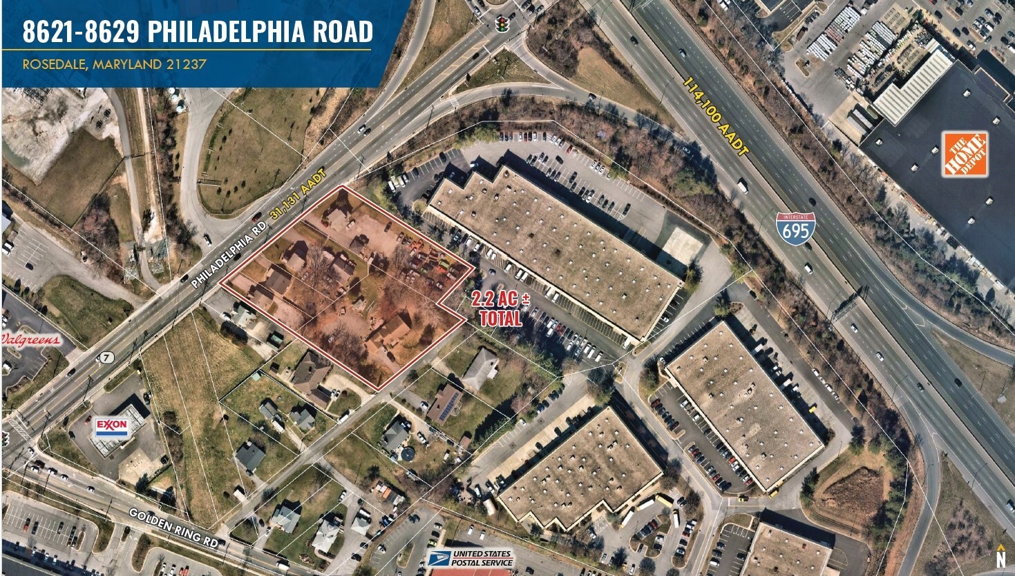 8621 - 8629 Philadelphia Rd, Rosedale, MD for Rent
