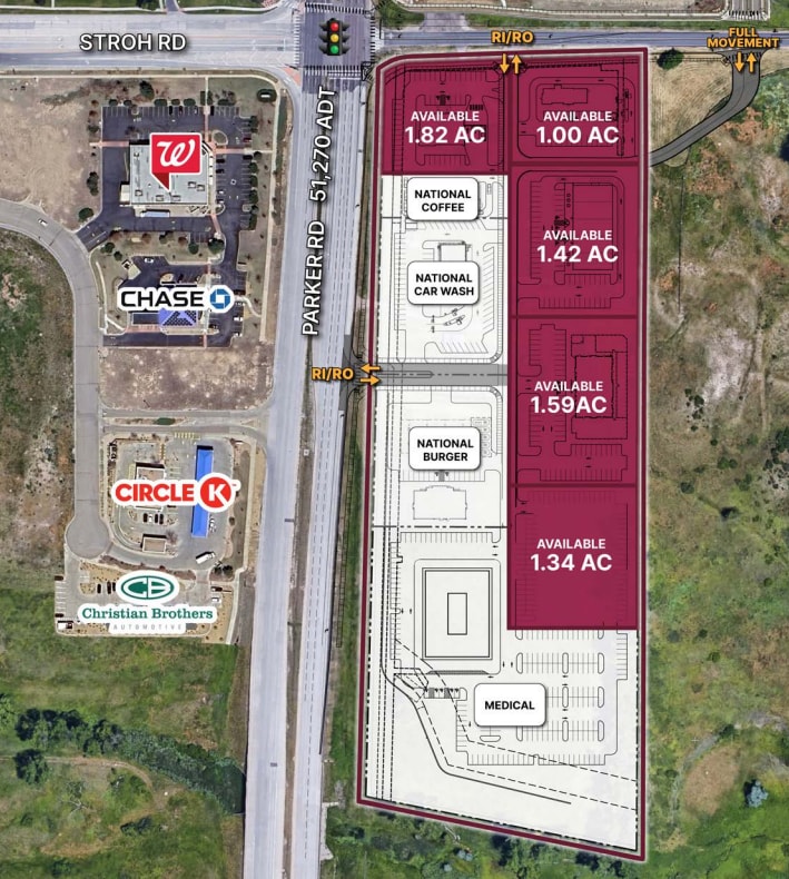 Parker Road & Stroh Road Rd, Parker, CO for Rent