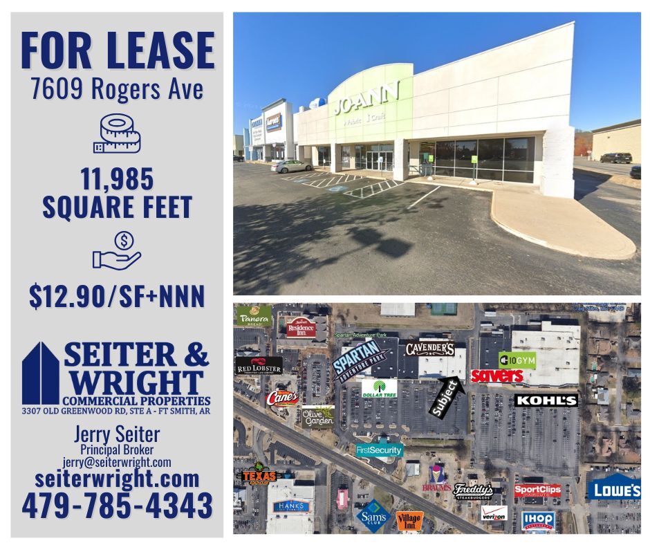 7601-7615 Rogers Ave, Fort Smith, AR for Rent