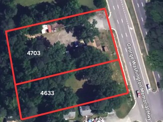 Yorktown, VA Commercial Land - 4633 & 4703 George Washington Memorial Hwy