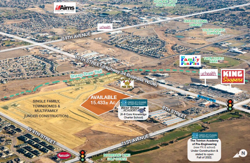 NEC of 10th Street & 71st Avenue, Greeley, CO for Sale
