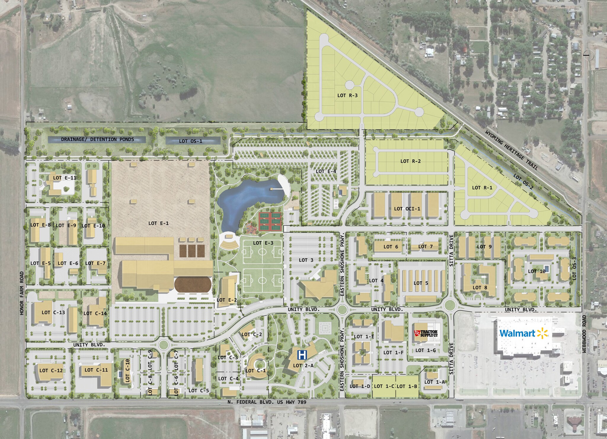 Lot C-13 N Federal Boulevard Blvd @ Honor Farm Rd, Riverton, WY for Sale