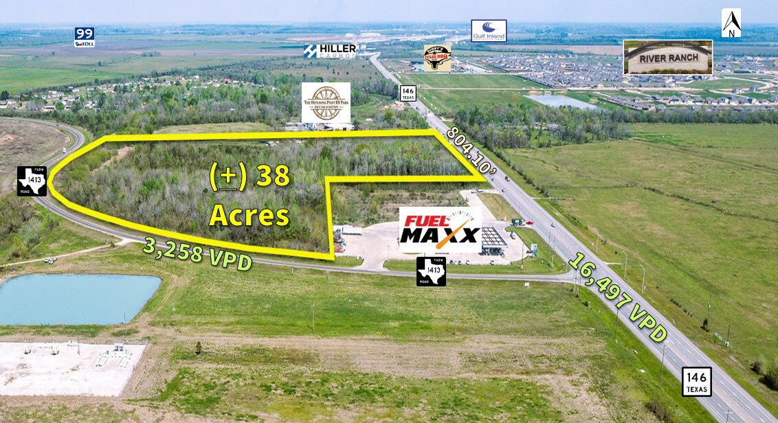38.23-Ac 000 Hwy 146, Dayton, TX for Sale