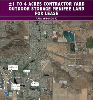 Winchester, CA Industrial Land - 30075 Grand Ave