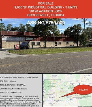 Brooksville, FL undefined - 16182-16190 Aviation Loop Brooksville, FL undefined - 16182-16190 Aviation Loop