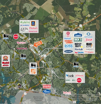 Jacksonville, NC Commercial Land - 2132 Gateway Dr S
