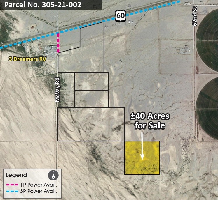 US-60 & McVay Rd, Bouse, AZ for Sale