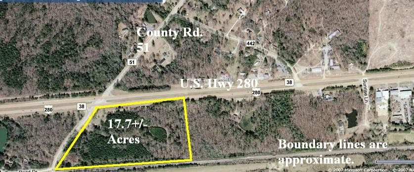 U.S. Highway 280 at CR 51, Westover, AL for Sale