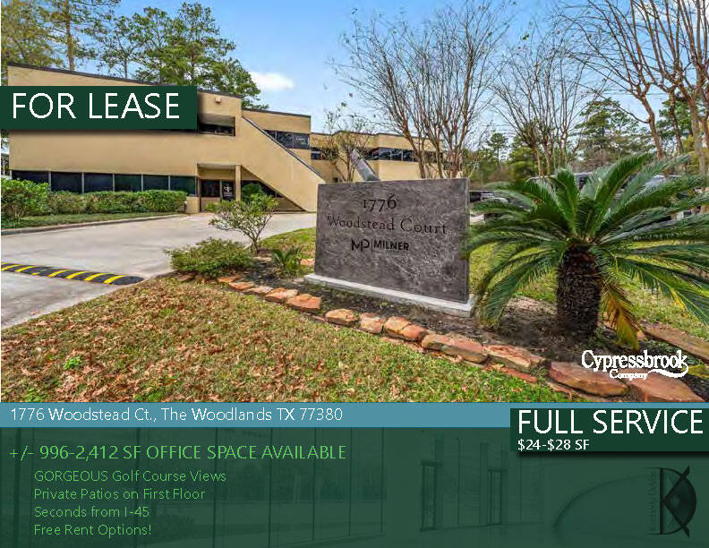 1776 Woodstead Ct, The Woodlands, TX for Rent