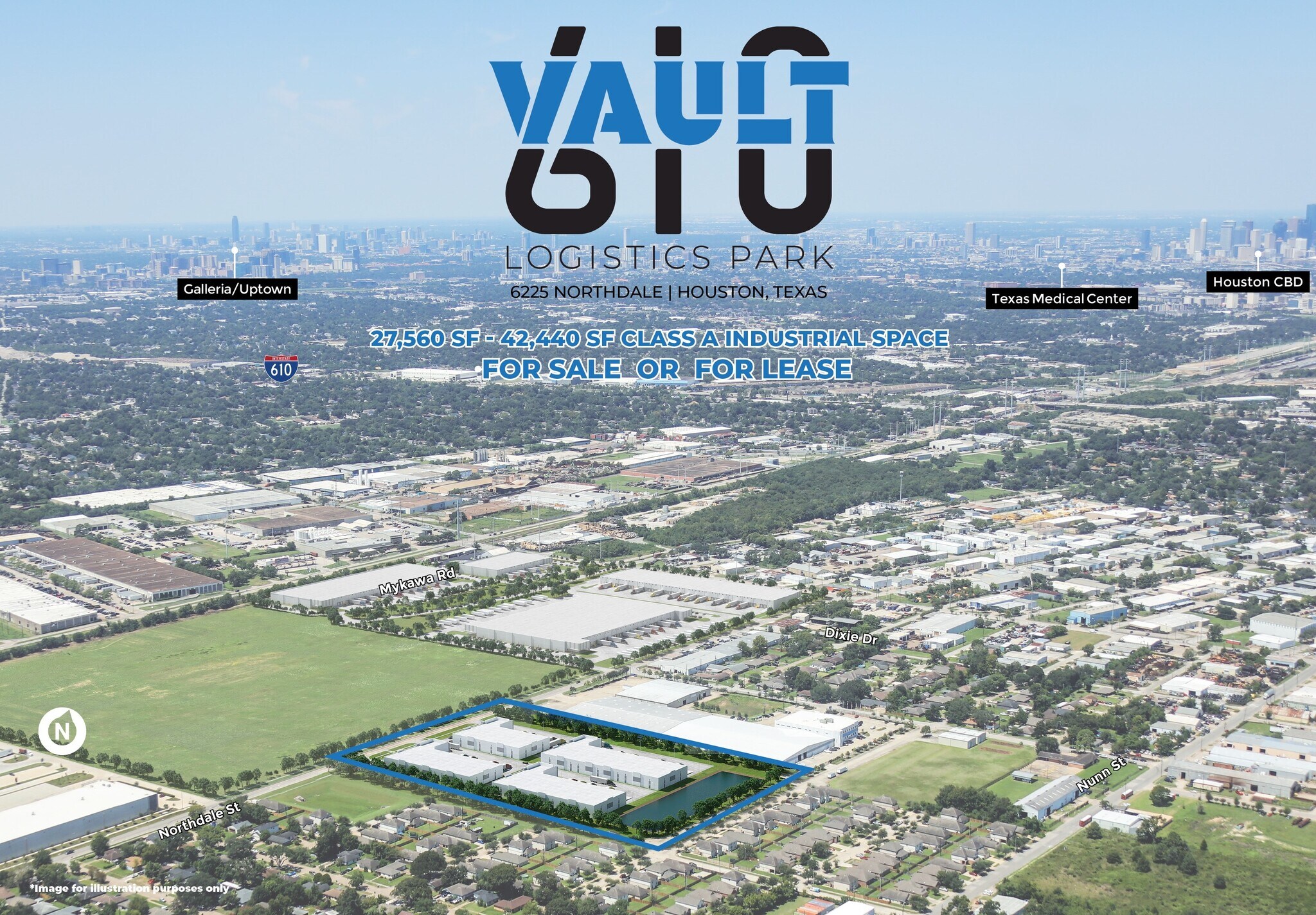 6225 Northdale St, Houston, TX for Rent