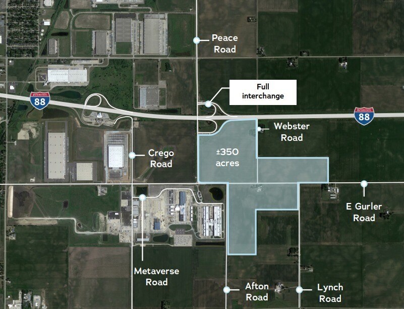SEC Peace Rd & E Gurler Rd, Dekalb, IL for Rent