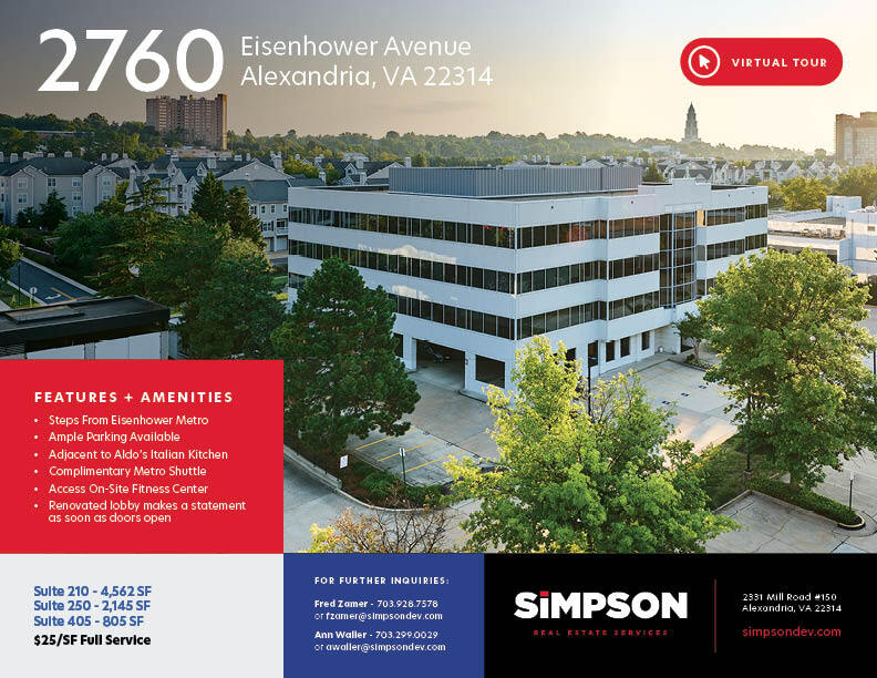 2760 Eisenhower Ave, Alexandria, VA for Rent