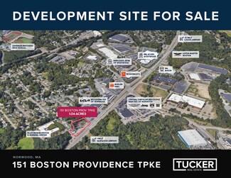Norwood, MA Commercial Land - 151 Boston Providence Tpke