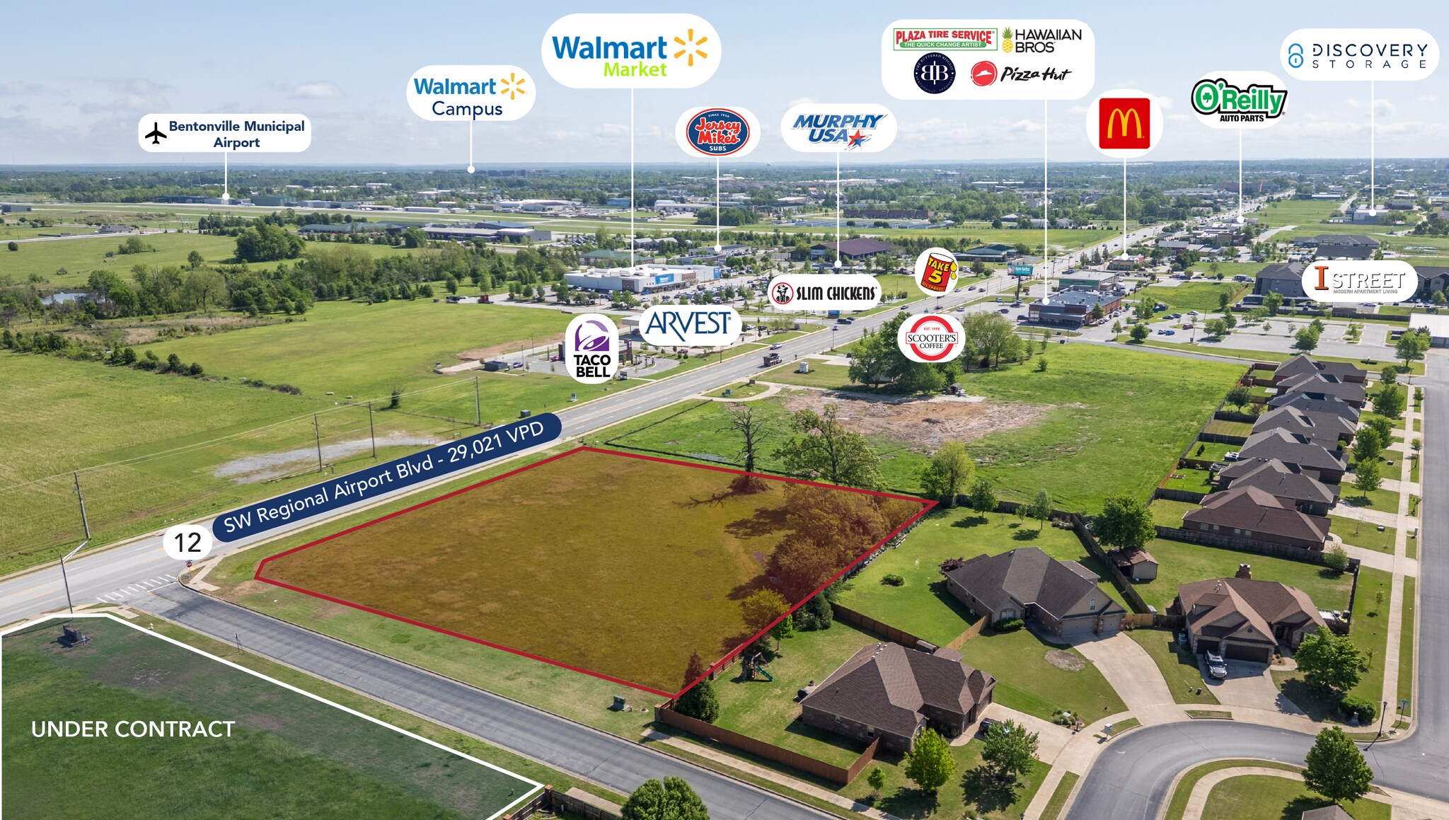 SW Regional Airport Blvd, Bentonville, AR for Sale