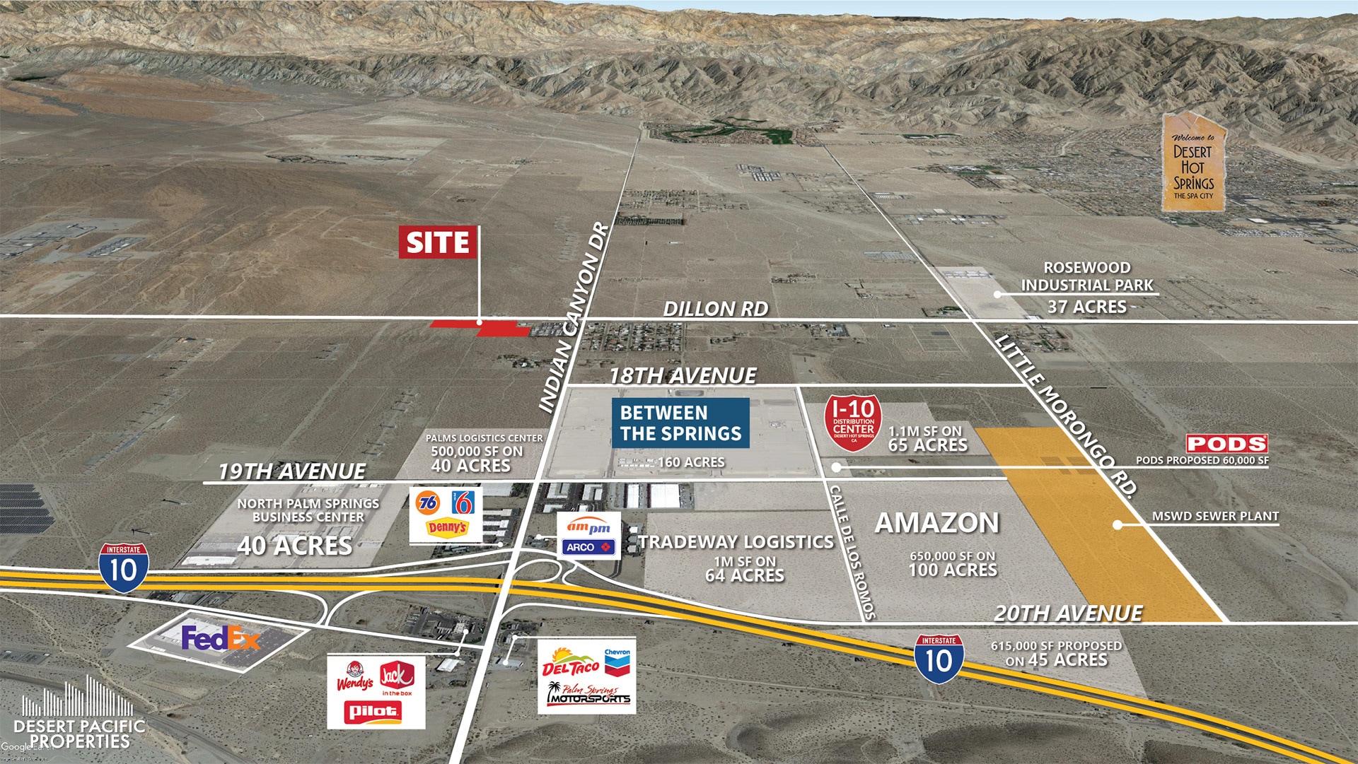 Dillon Rd, West Of Indian Ave Rd, Palm Springs, CA for Sale
