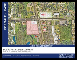 Dundee, FL Commercial Land - 28100 Hwy 27