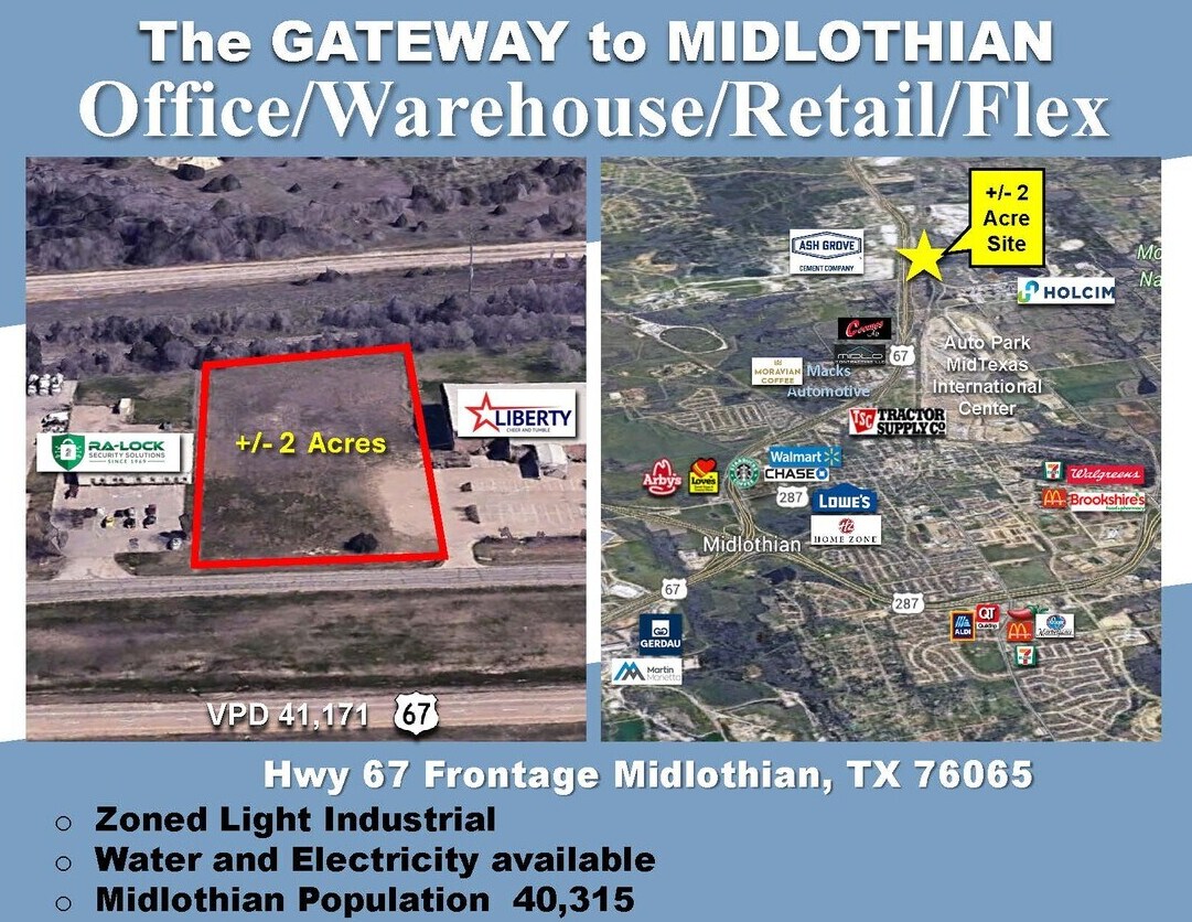 TBD Highway 67, Midlothian, TX for Sale